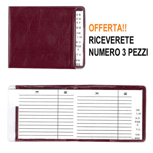 Rubrica telefonica tascabile - telefonica, 3