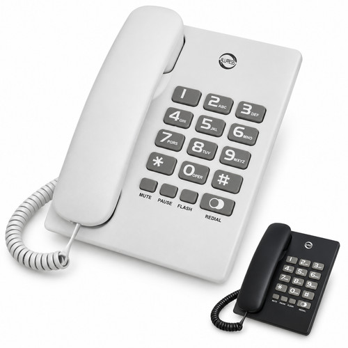 Telefono fisso con cavo - con, grandi
